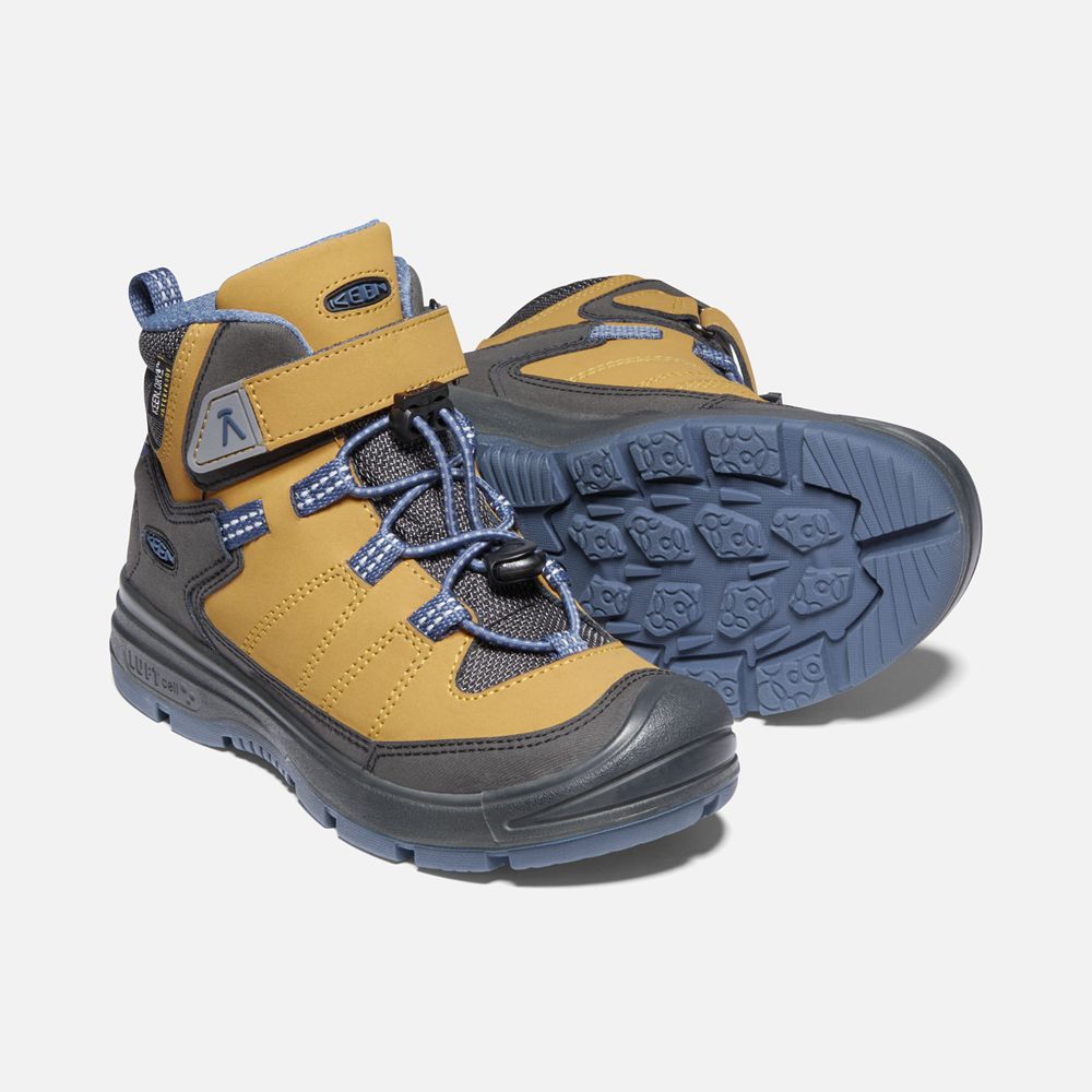 Keen Outdoor Bot Çocuk Altın/Gri - Redwood Waterproof - Türkiye QYJU45382